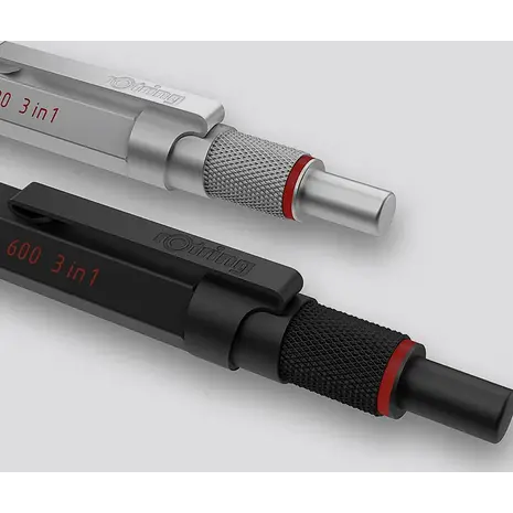Στυλό διαρκείας και μηχανικό μολύβι 0.5mm Rotring 600 Multipen 3 in1